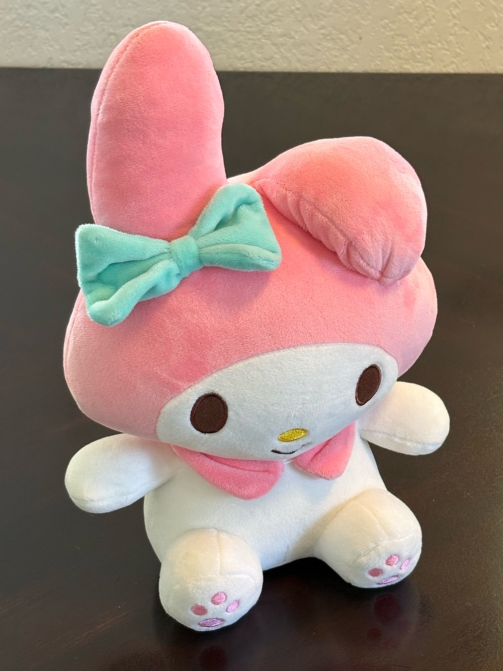 Authentic 13” Sanrio My Melody Plush Pink Bunny Licensed Stuffed Animal Cute Bow